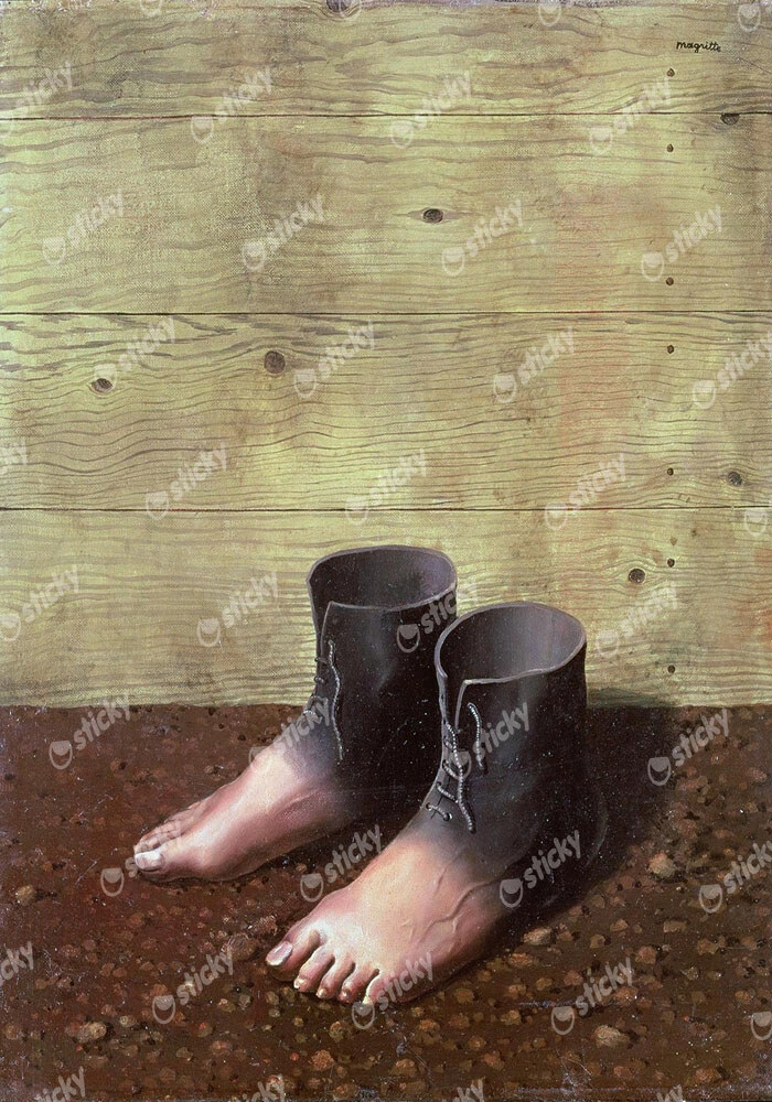 Πινακας σε καμβά MAGRITTE - THE RED MODEL