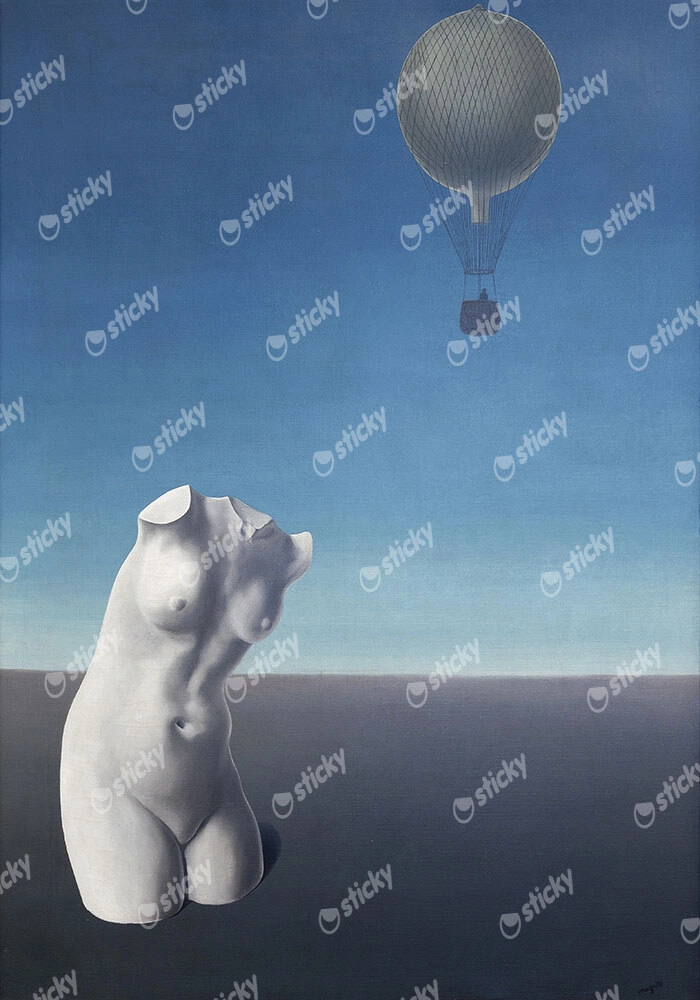 Πινακας σε καμβά MAGRITTE - WHEN THE TIME COMES