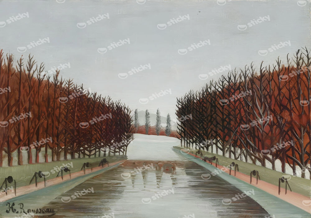 Πινακας σε καμβά HENRI ROUSSEAU - LE CANAL
