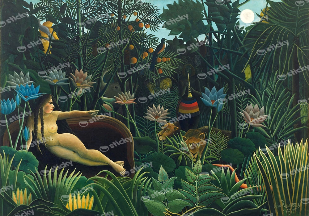 Πινακας σε καμβά HENRI ROUSSEAU - THE DREAM