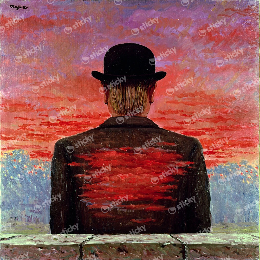 Πίνακας σε καμβά MAGRITTE - THE POET RECOMPENSED 1956