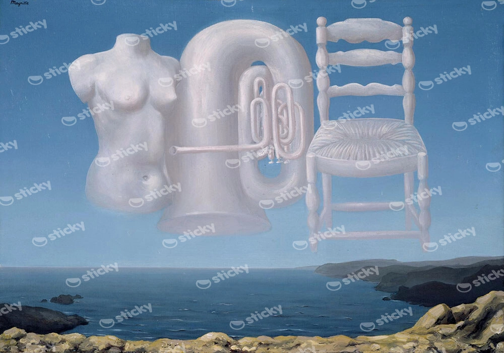 Πινακας σε καμβά MAGRITTE - THREATENING WEATHER