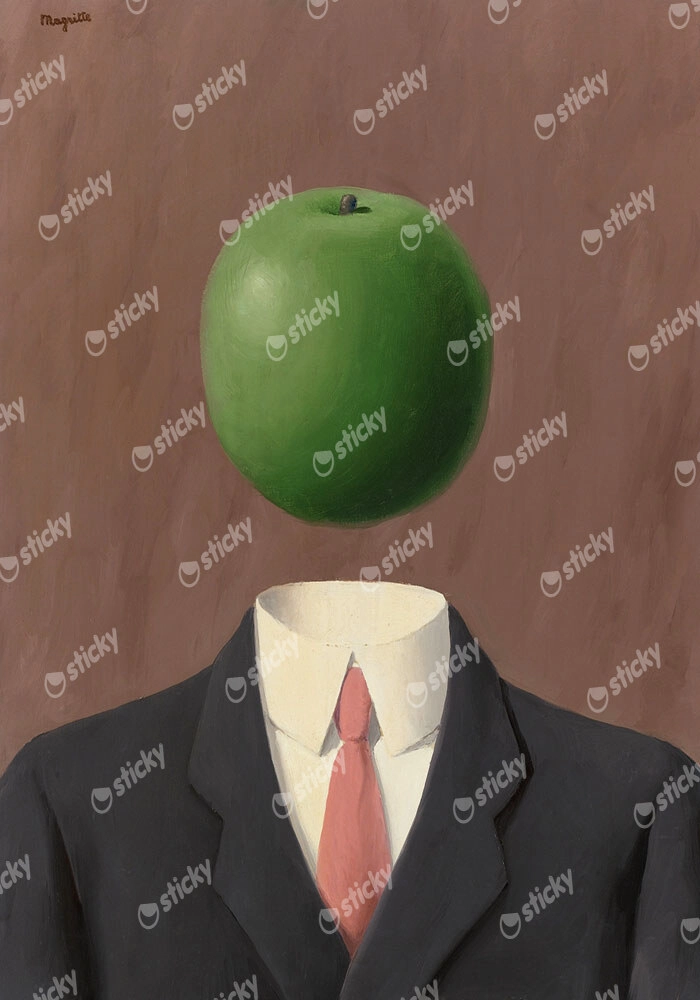 Πινακας σε καμβά MAGRITTE - THE LISTENING ROOM