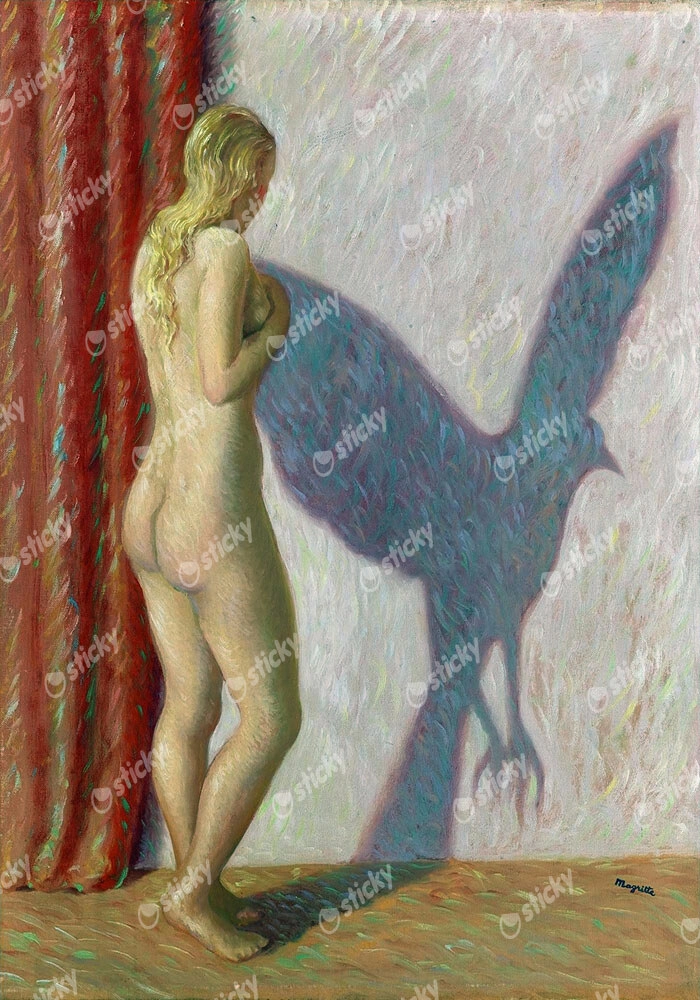Πινακας σε καμβά MAGRITTE - THE UNCERTAINTY PRINCIPLE