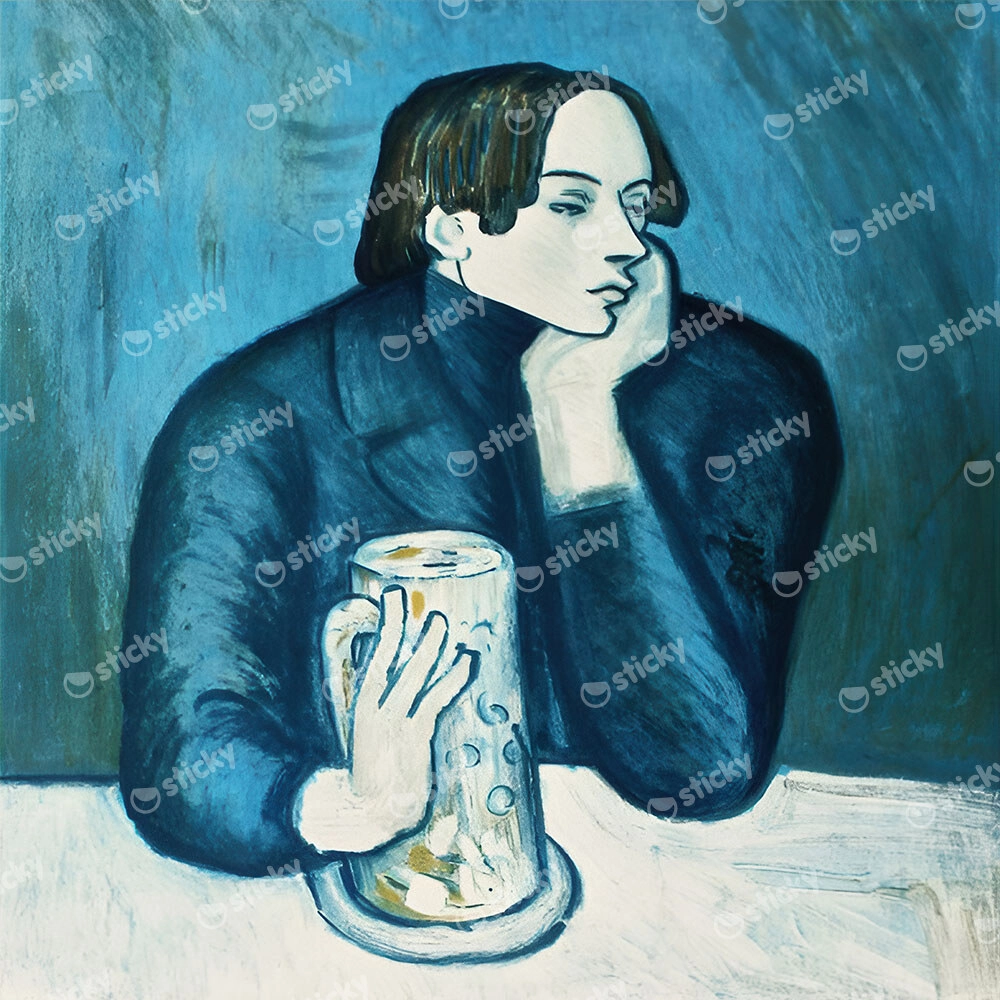 Πίνακας σε καμβά PICASSO - PORTRAIT OF JAIME SABARTES