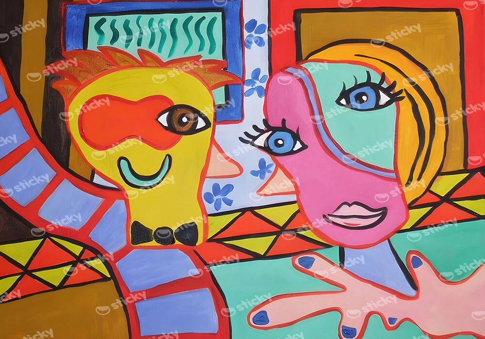 Πινακας σε καμβά PICASSO - COUPLE