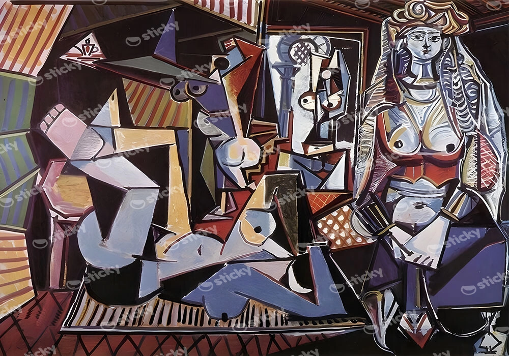 Πινακας σε καμβά PICASSO - THE WOMEN OF ALGIERS