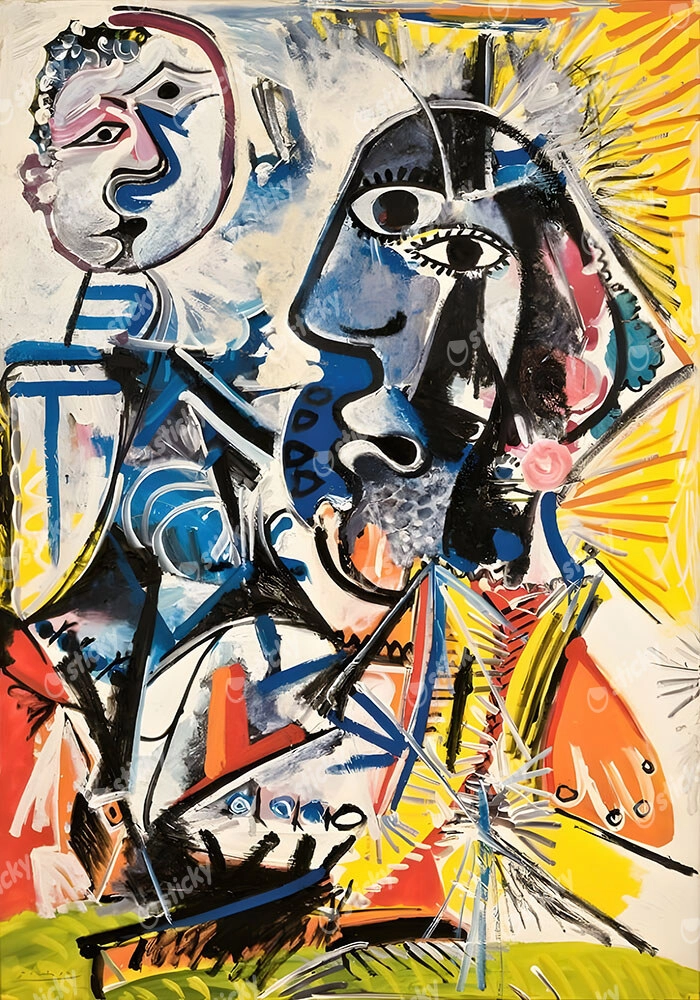 Πινακας σε καμβά PICASSO - BIG HEADS