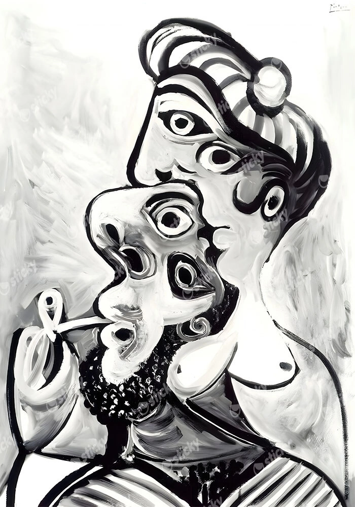 Πινακας σε καμβά PICASSO - COUPLE 1969