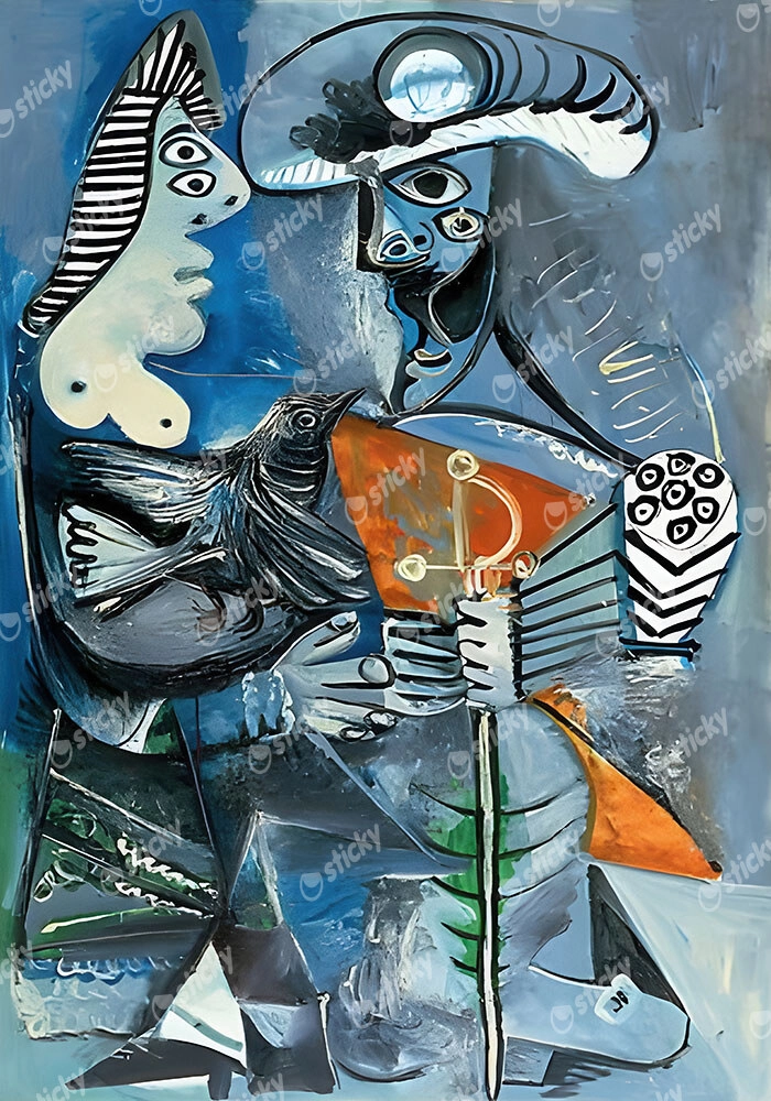 Πινακας σε καμβά PICASSO - MATADOR AND WIFE