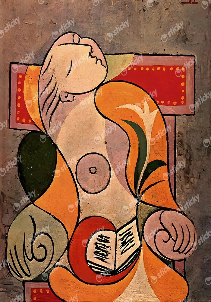 Πινακας σε καμβά PICASSO - READING