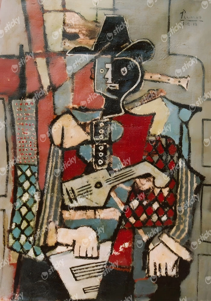 Πινακας σε καμβά PICASSO - THE MUSICIAN