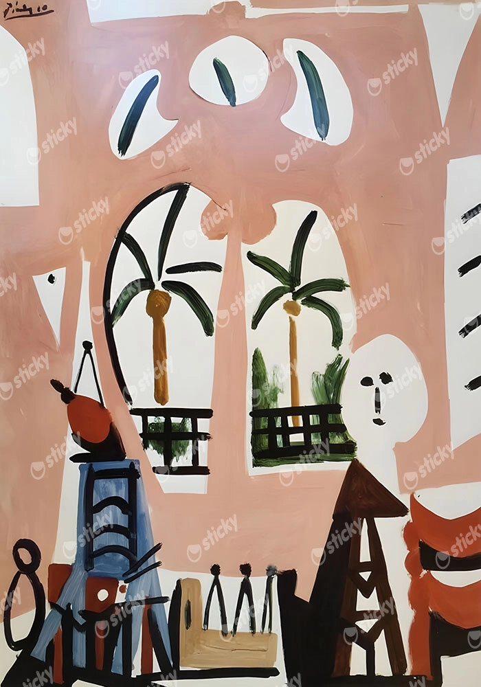 Πινακας σε καμβά PICASSO - THE STUDIO 1956