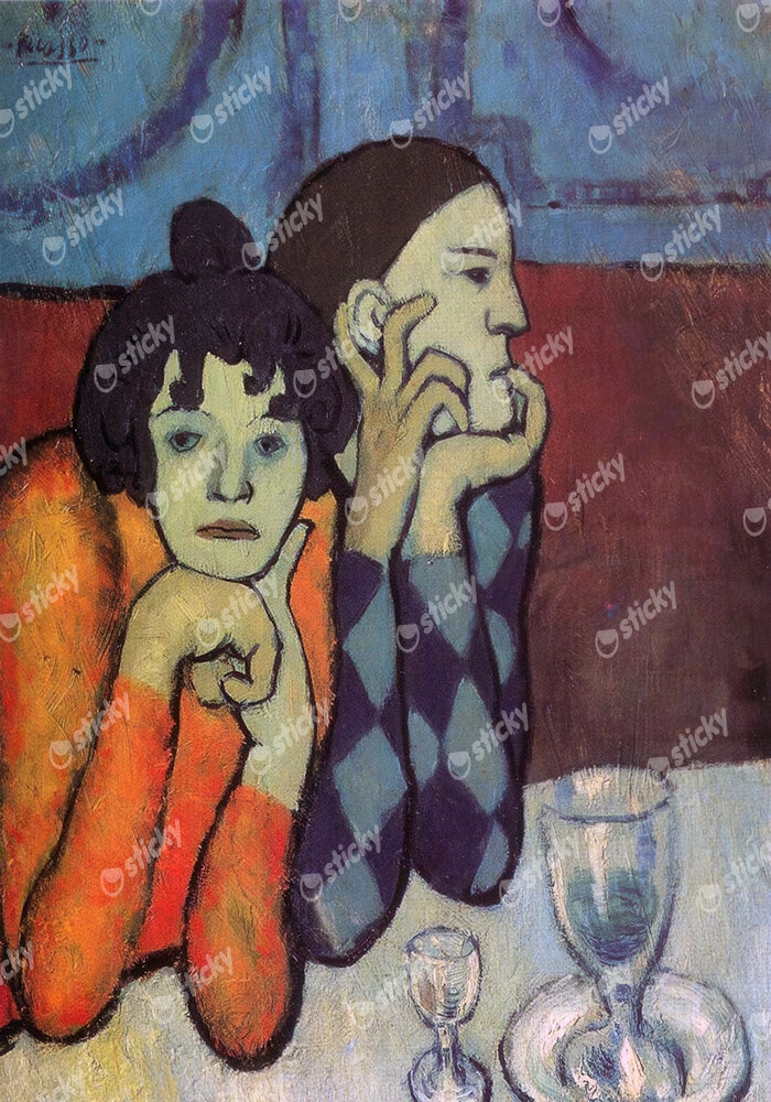 Πινακας σε καμβά PICASSO - TWO ACROBATS