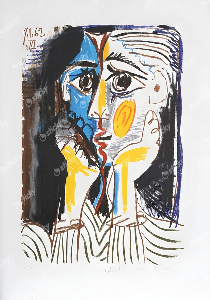 Πινακας σε καμβά PICASSO - VISAGE LITHOGRAPH
