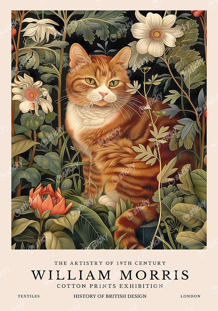 Πινακας σε καμβά WILLIAM MORRIS - CAT 5