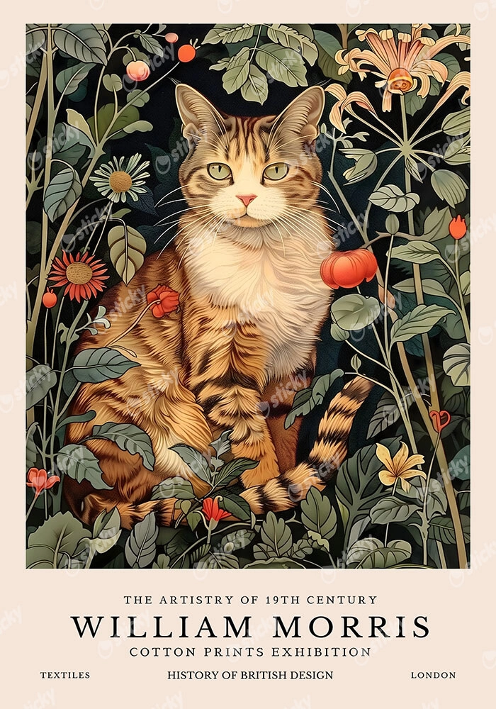 Πινακας σε καμβά WILLIAM MORRIS - CAT 6
