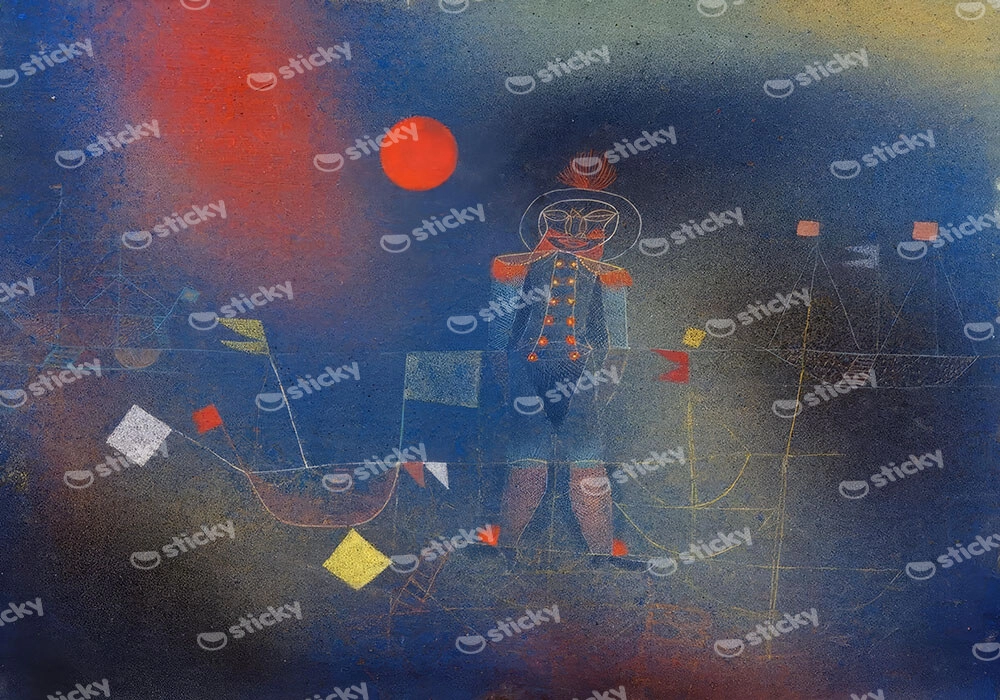 Πινακας σε καμβά PAUL KLEE - ADVENTURER AT SEA