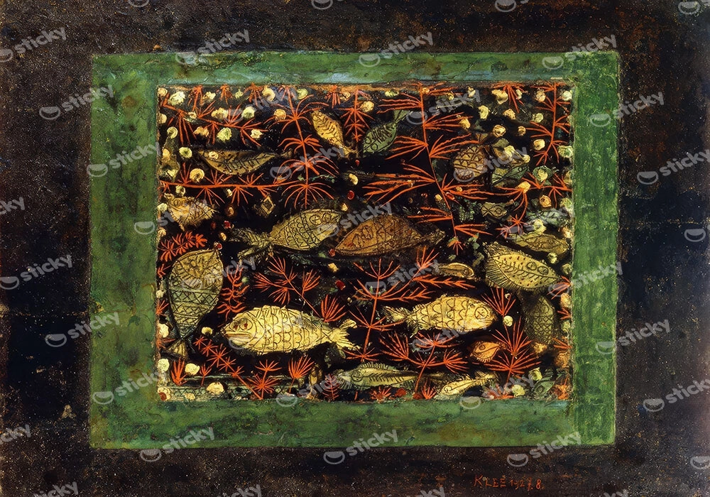 Πινακας σε καμβά PAUL KLEE - AQUARIUM