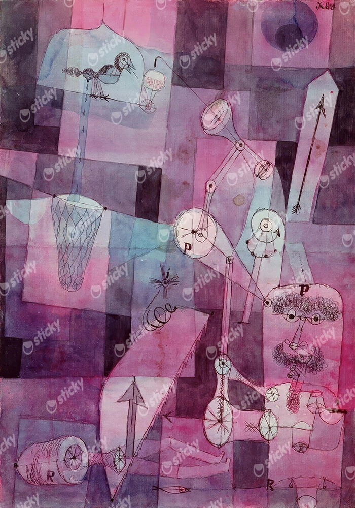 Πινακας σε καμβά PAUL KLEE - ANALYSIS OF VARIOUS PERVERSITIES