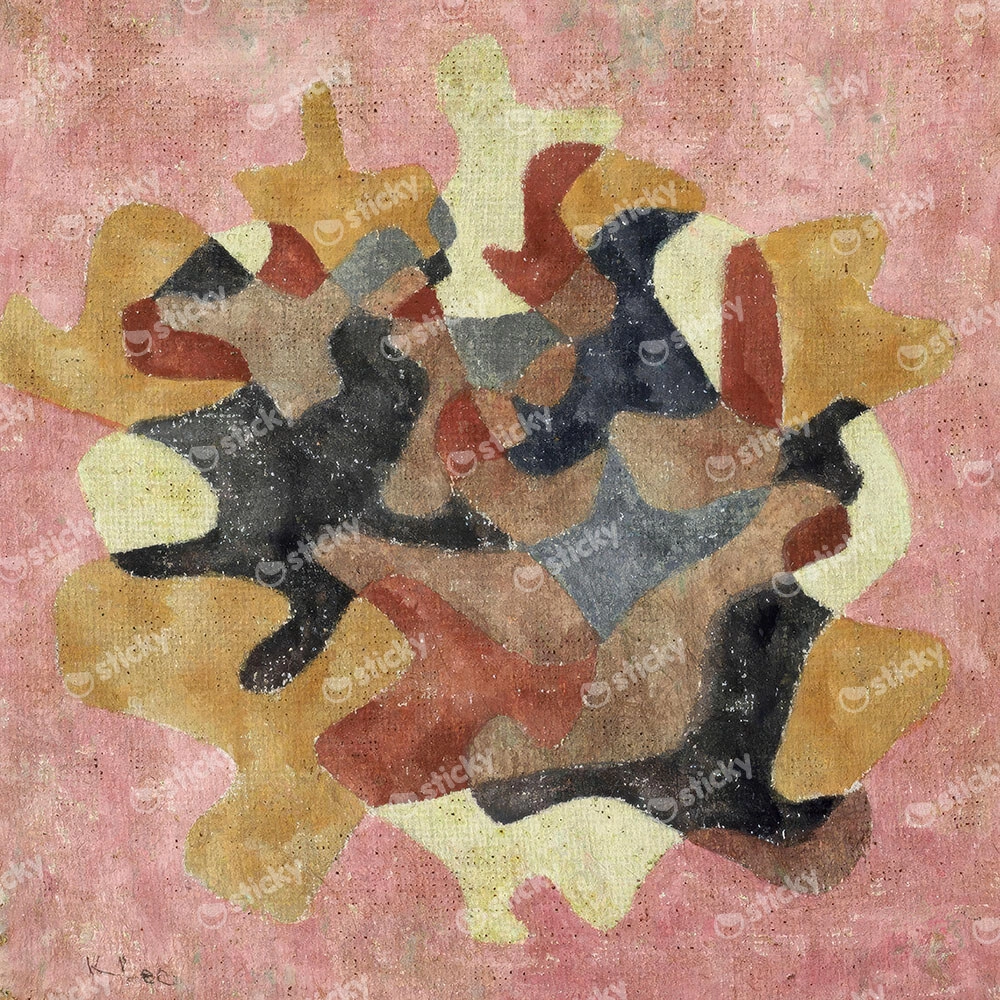 Πίνακας σε καμβά PAUL KLEE - AUTUMN LEAVES BOUQUET