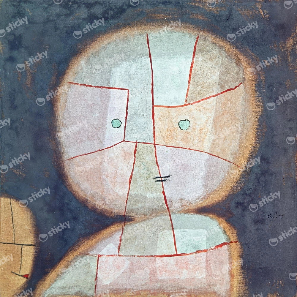 Πίνακας σε καμβά PAUL KLEE - BUST OF A CHILD
