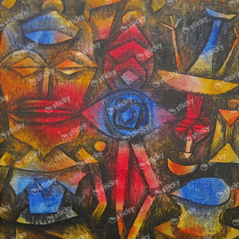 Πίνακας σε καμβά PAUL KLEE - COLLECTION OF FIGURINES