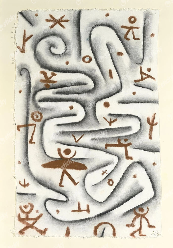 Πινακας σε καμβά PAUL KLEE - AREA OF HIGH SPIRITS