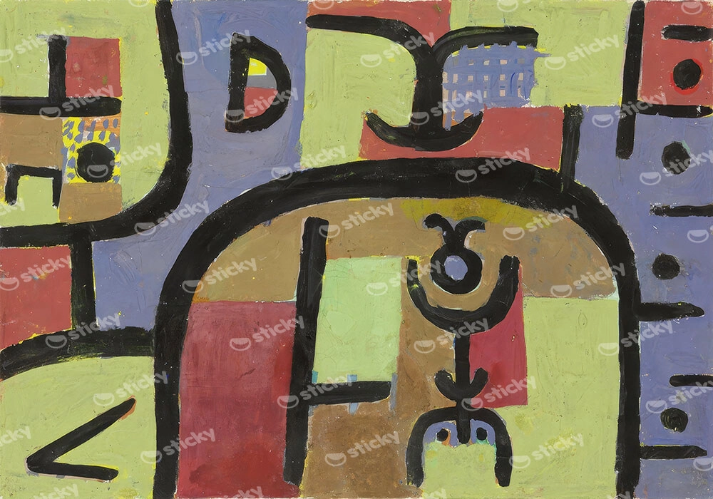 Πινακας σε καμβά PAUL KLEE - ALSO A MAN