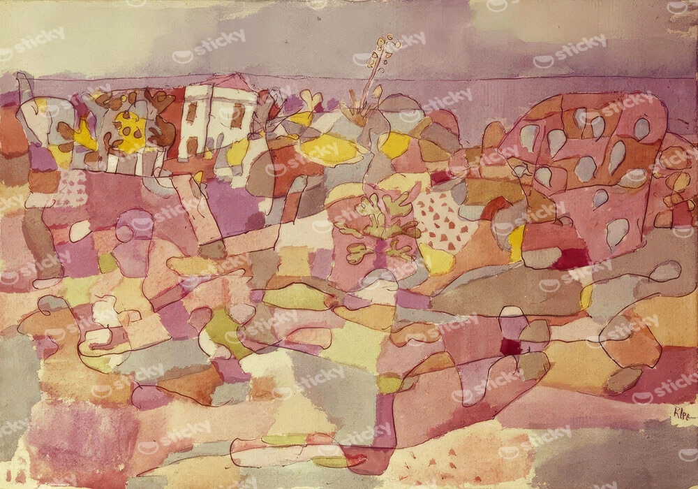 Πινακας σε καμβά PAUL KLEE - AT TAORMINA