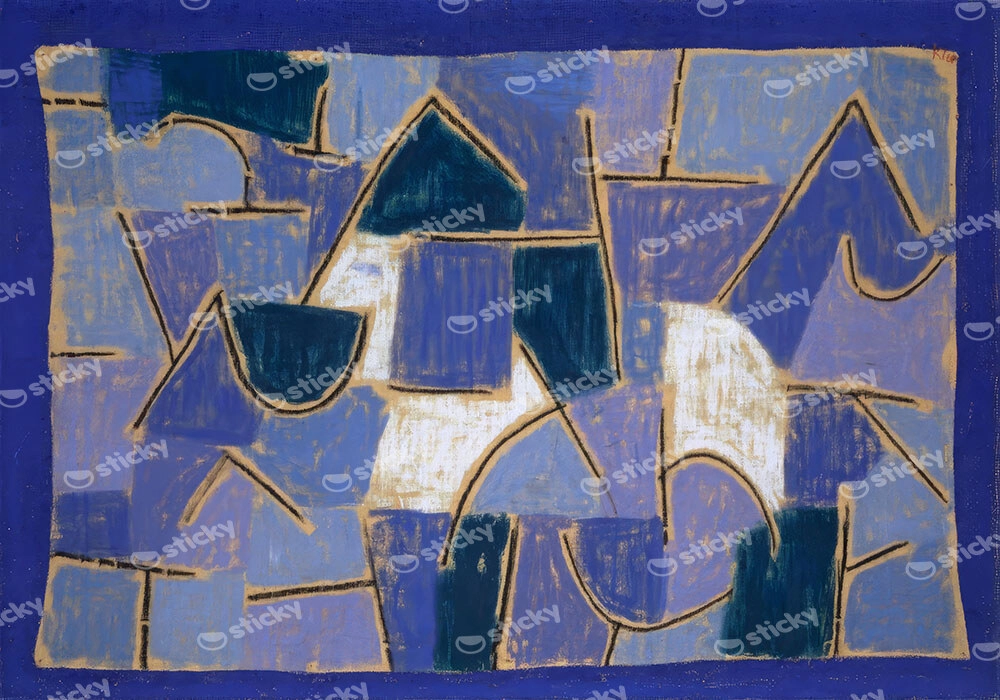 Πινακας σε καμβά PAUL KLEE - BLUE NIGHT