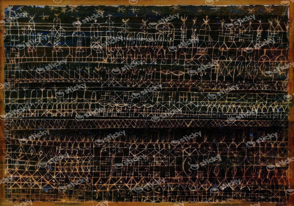 Πινακας σε καμβά PAUL KLEE - CASTLE OF THE FAITHFUL