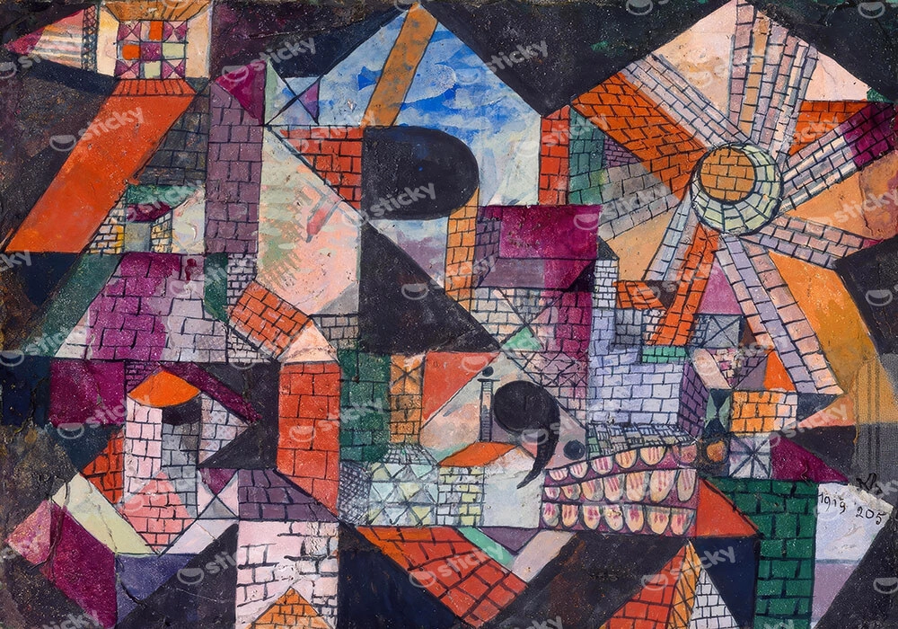 Πινακας σε καμβά PAUL KLEE - CITY R