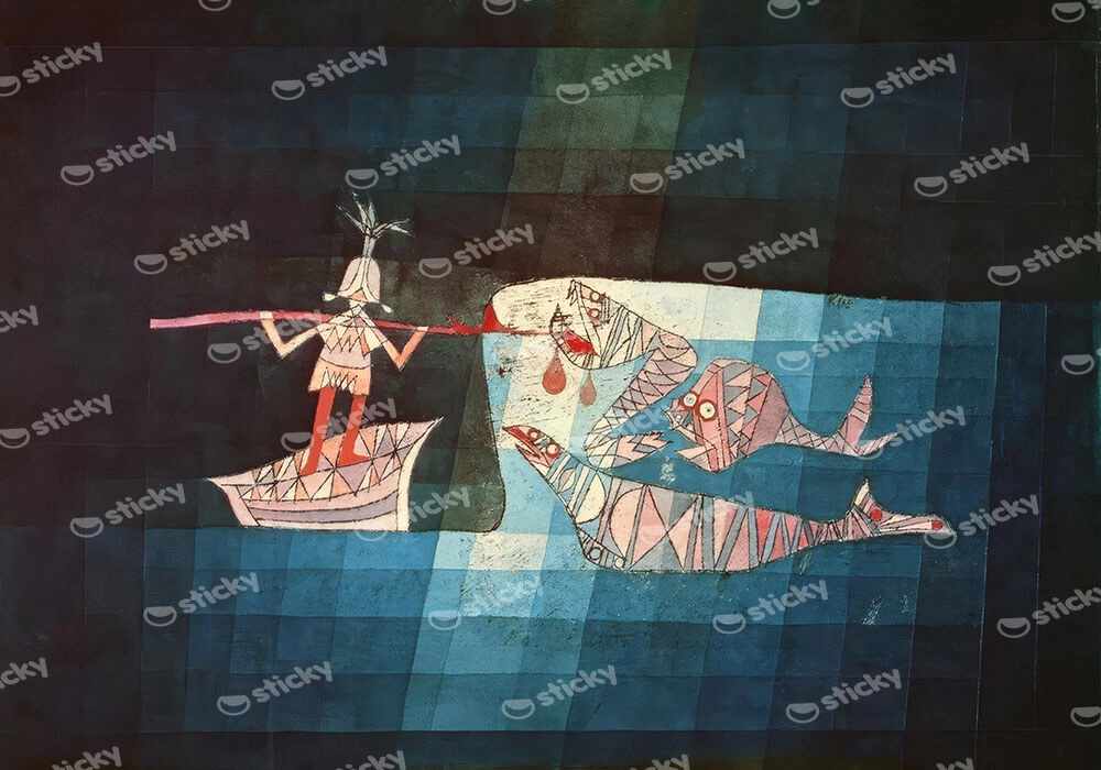 Πινακας σε καμβά PAUL KLEE - SINDBAD THE SAILOR
