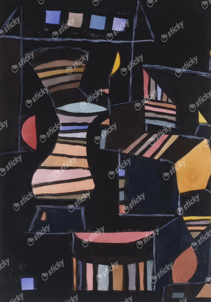 Πινακας σε καμβά PAUL KLEE - ARTIFICIAL COURTYARD