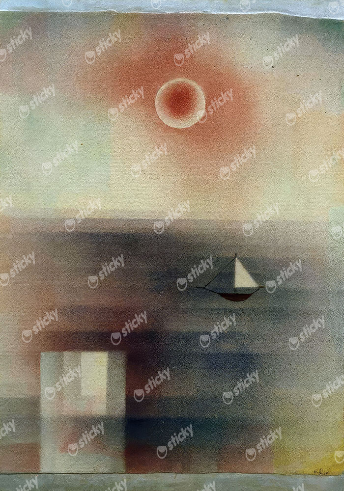 Πινακας σε καμβά PAUL KLEE - CALM SEA AT Z