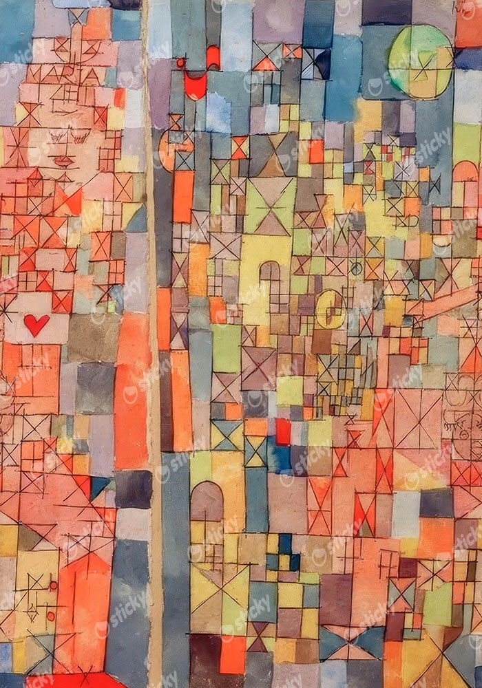 Πινακας σε καμβά PAUL KLEE - DOGMATIC COMPOSITION