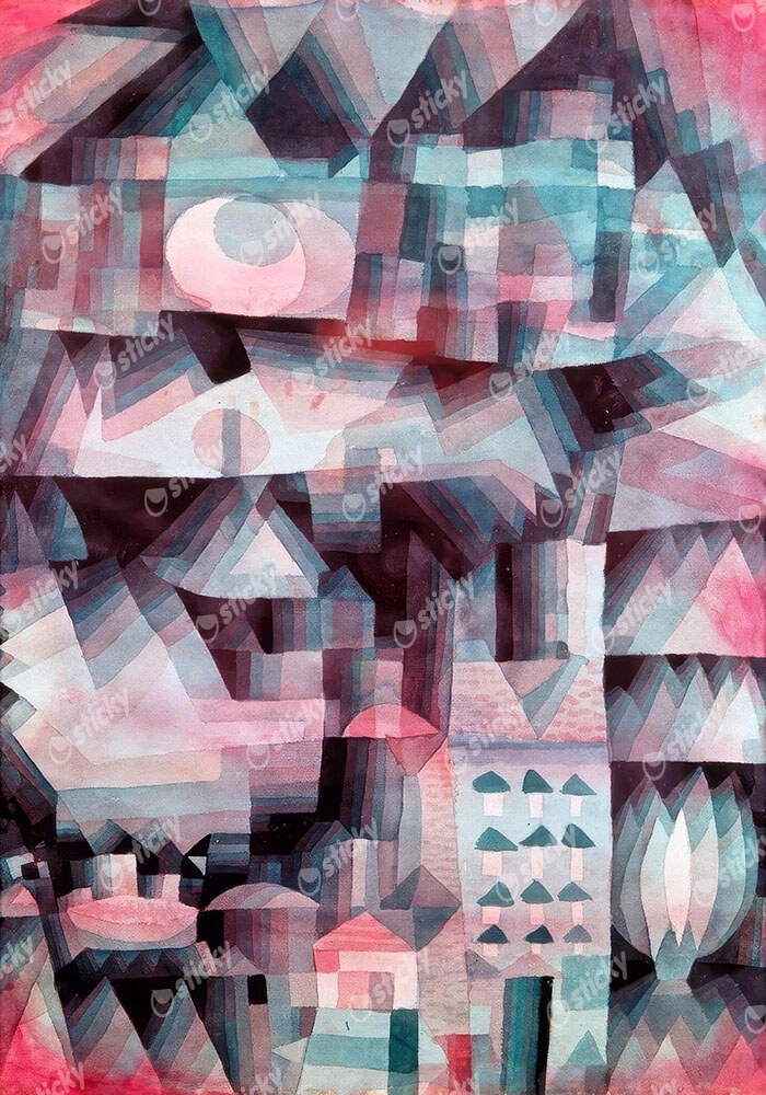 Πινακας σε καμβά PAUL KLEE - DREAM CITY