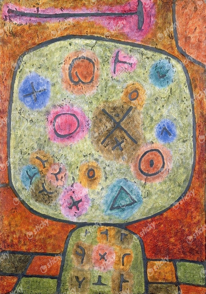 Πινακας σε καμβά PAUL KLEE - FLOWERS IN STONE