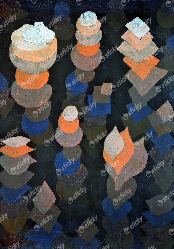 Πινακας σε καμβά PAUL KLEE - GROWTH OF THE NIGHT PLANTS