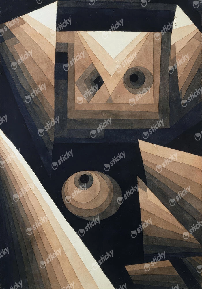 Πινακας σε καμβά PAUL KLEE - KRISTALL STUFUNG