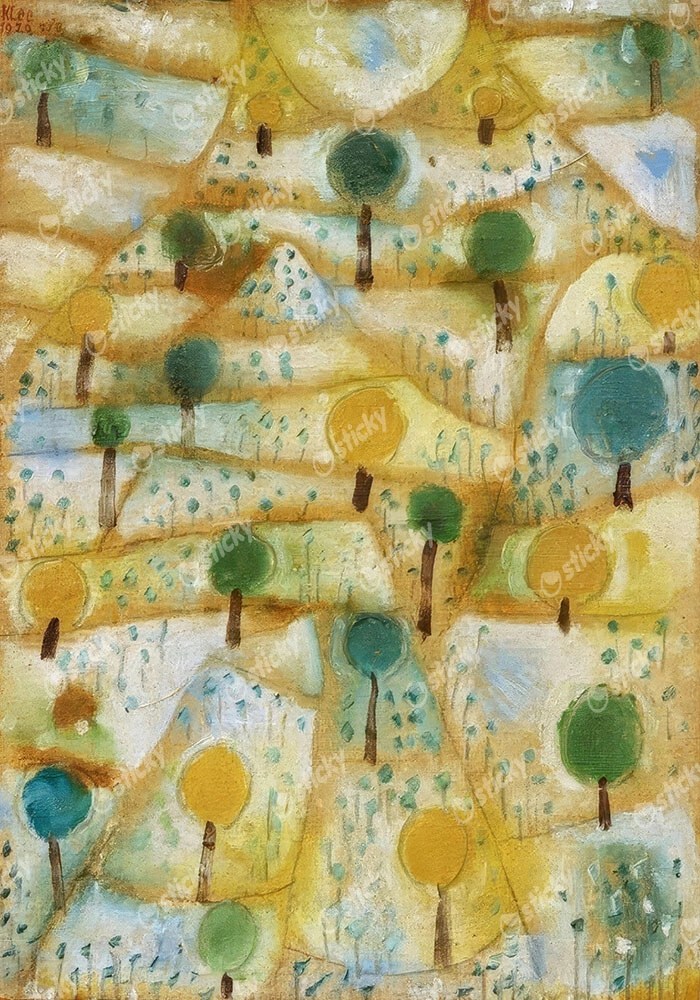Πινακας σε καμβά PAUL KLEE - SMALL RYTHMIC LANDSCAPE