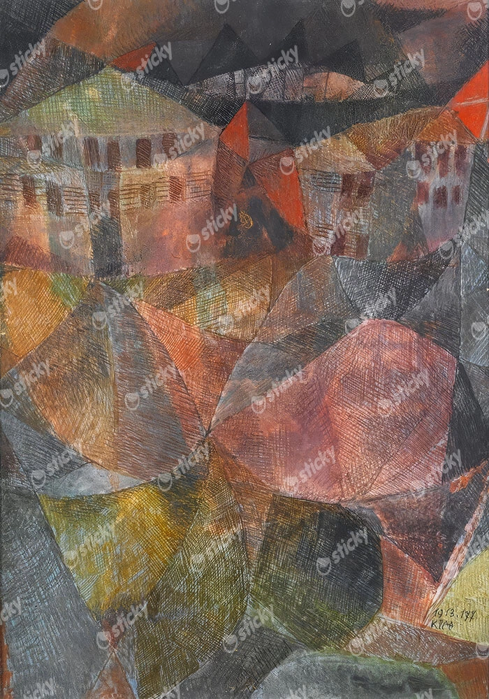 Πινακας σε καμβά PAUL KLEE - THE HOTEL