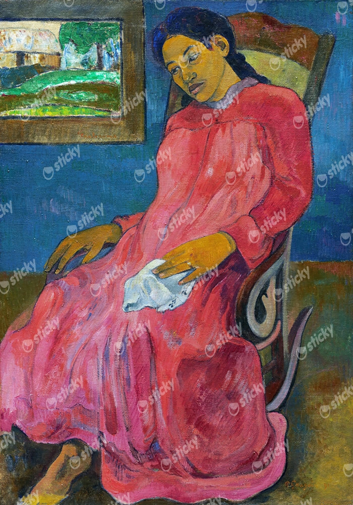 Πινακας σε καμβά PAUL GAUGUIN - MELANCHOLIC
