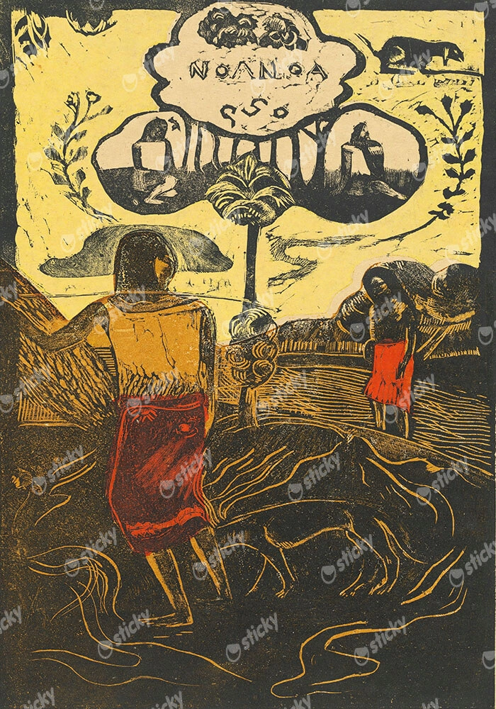 Πινακας σε καμβά PAUL GAUGUIN - NOA NOA