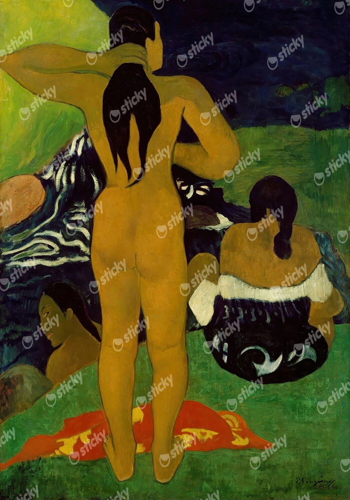 Πινακας σε καμβά PAUL GAUGUIN - TAHITIAN WOMEN BATHING