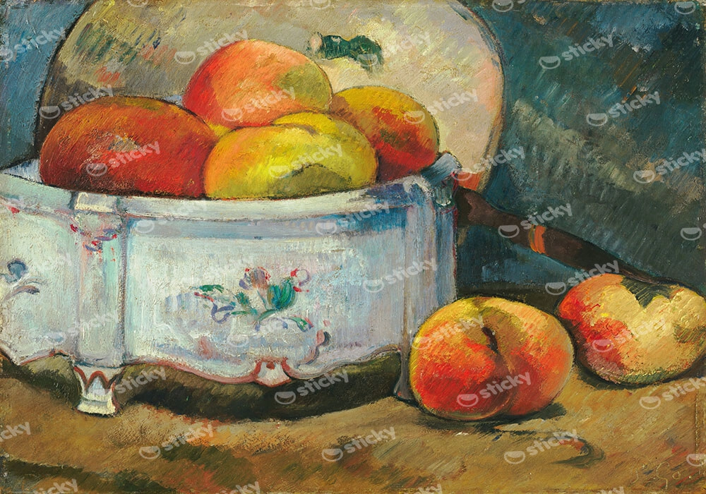 Πινακας σε καμβά PAUL GAUGUIN - STILL LIFE WITH PEACHES