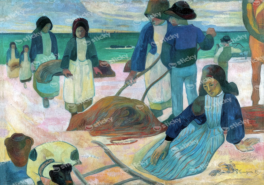 Πινακας σε καμβά PAUL GAUGUIN - THE KELP GATHERERS