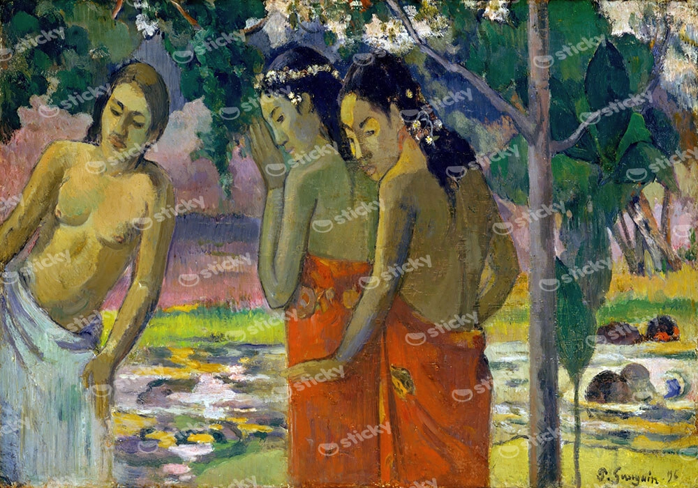 Πινακας σε καμβά PAUL GAUGUIN - THREE TAHITIAN WOMEN