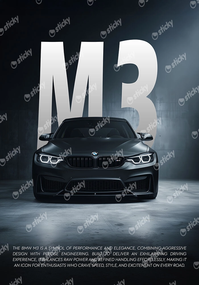 Πινακας σε καμβά BMW M3